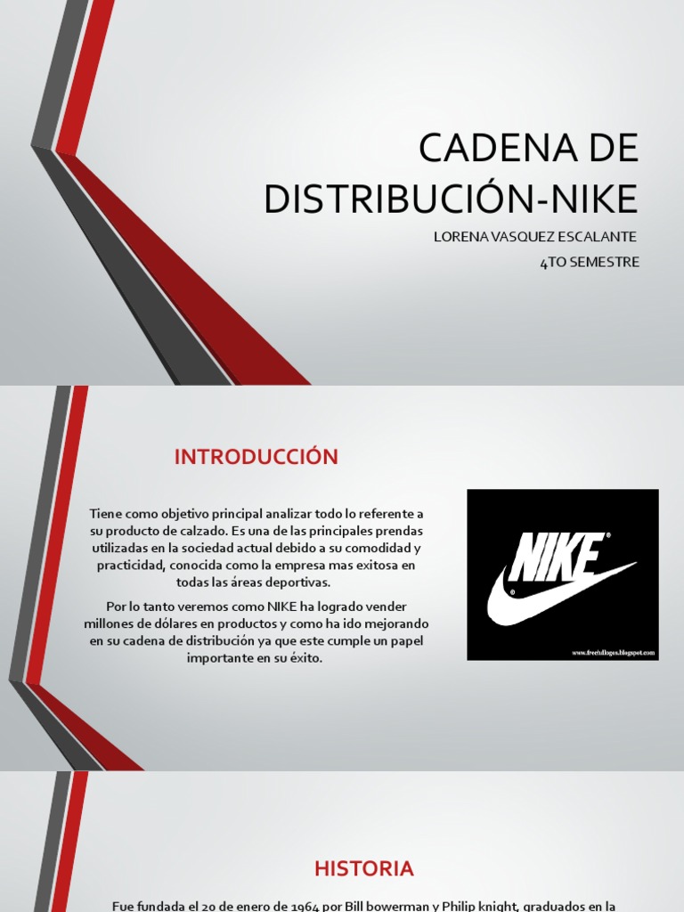 miseria Dictar Mártir Cadena de Distribución-Nike | PDF | Nike | Al por menor