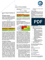 Swissi: NEWSLETTER 2012-03: Assessment of Thermal Stability