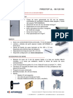 Ficha Técnica Firestop - Ul-90-120-180