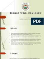 (TRAUMA SPINAL DAN LEHER) Kel 3