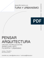 Flyer Web Pensar Arquitectura PDF