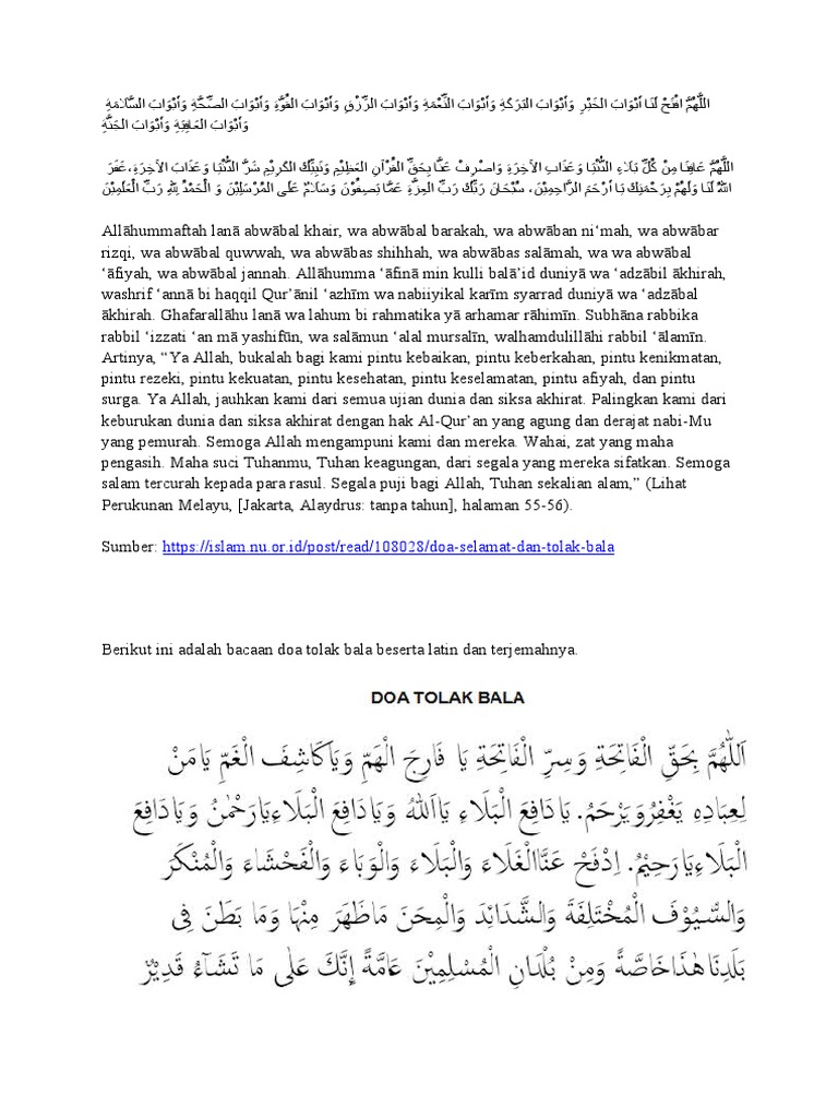 Doa Tolak Balak Religious Behaviour And Experience Abrahamic Religions