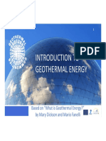 Geothermal Energy Presentation PDF