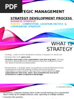 Strategic Management: Strategy Development Process