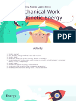 Mechanical Work and Kinetic Energy-2