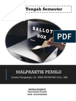 Uts - Genap - Malpraktik Pemilu - TKP - Ratna Rosanti PDF