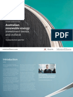 Australian Renewable Energy - Investment Trends and Outlook PDF