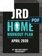 JRD April 2020 Workout Plan