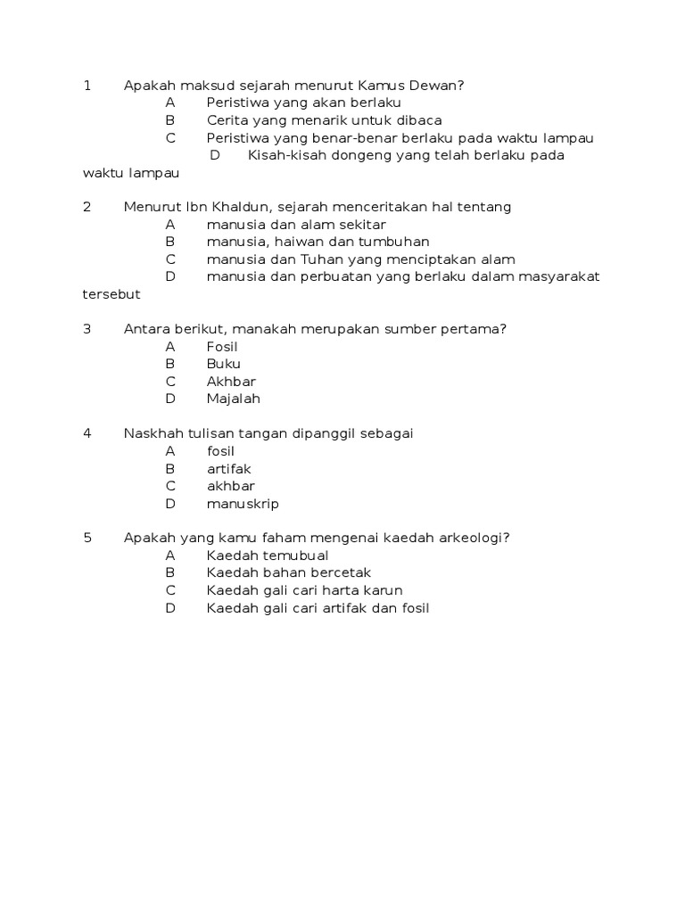 1apakah Maksud Sejarah Menurut Kamus Dewan Pdf