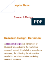 Chapter Three: Research Design