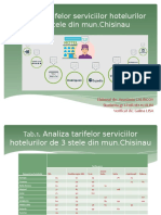 Analiza Tarifelor Serviciilor Hotelurilor de 3 Stele Din