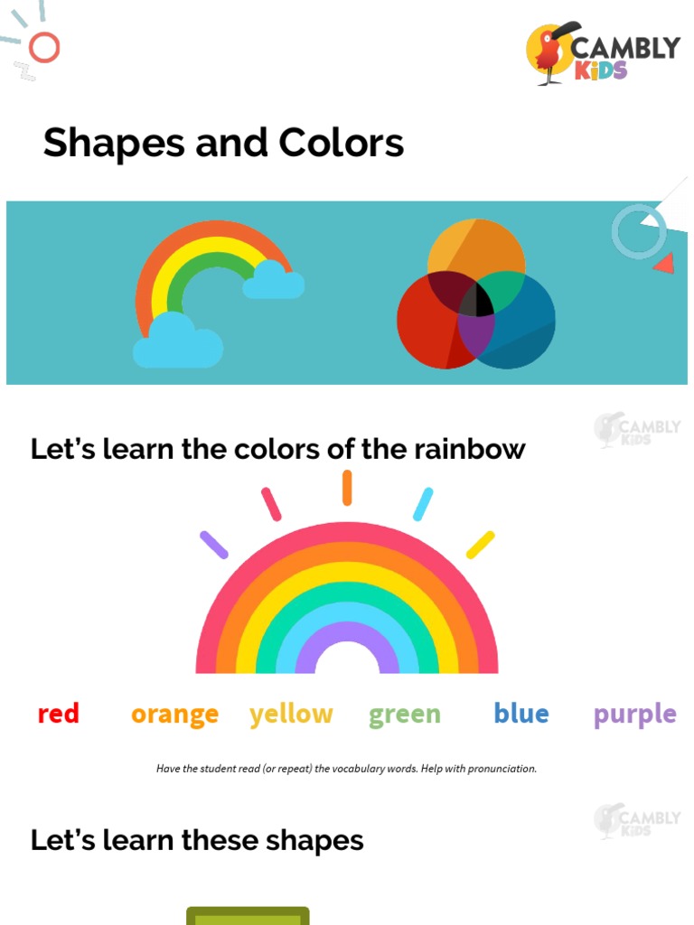 Shapes and Colors PDF