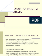 1 - Pengantar Hukum Perdata