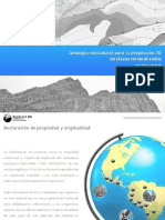 Geologia Estructural 3d para La Proyeccion de Clavos Mineralizados Explorock