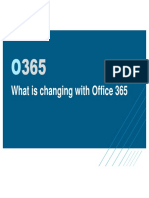 What Is Changing With Office 365