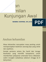 Asuhan Kehamilan Kunjungan Awal