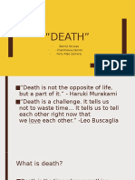 "Death": - Bernie Nicolas - Franchesca Guinto - Ferly Mae Zamora