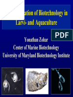 The Application of Biotechnology in Larvi - and Aquaculture