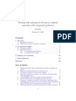 Working With Unbalanced Cell Sizes in Multiple Regression With Categorical Predictors PDF