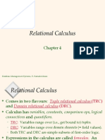 Relational Calculus: Database Management Systems, R. Ramakrishnan 1