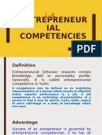 Entrepreneur IAL Competencies