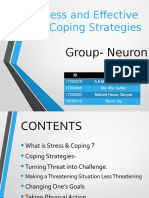 Stress and Effective Coping Strategies: Group-Neuron
