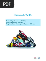 1. Tariff Exercise With Answers En