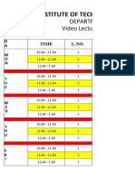 Ganga Institute video lecture schedule