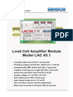 Load Cell Amplifier Module Model LAC 65.1
