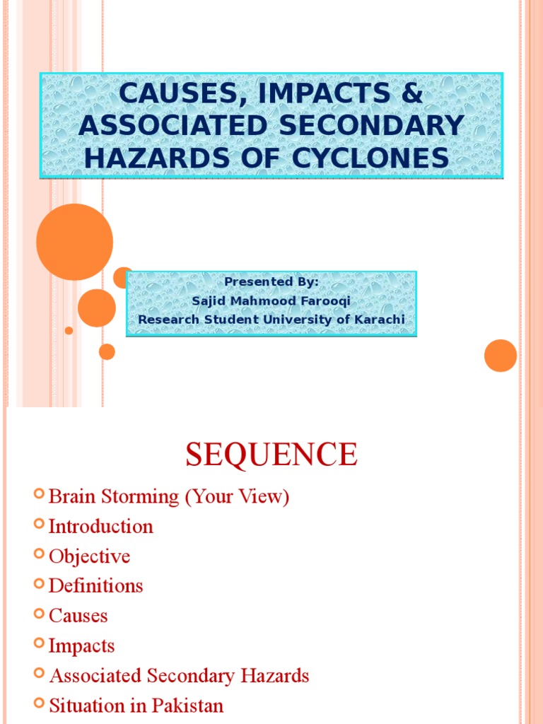 Causes, Impacts & Associated Secondary Hazards | PDF | Cyclone ...
