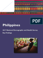 2017 Philippines NDHS Key Findings - 092518 (CHN 2020)