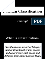 Position Classification: Concept