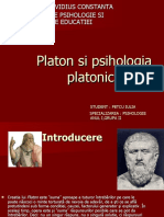 Platon Si Psihologia Platonica