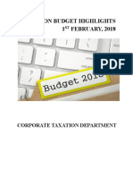 Union Budget Highlights