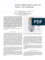 Analysis of Electrical Vehicle Behavior From Real World Data A V2I Architecture