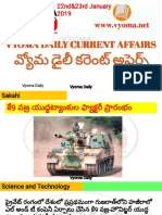 Vyoma 22nd 23rd January current affairs 