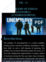 CH - 11 Problems of Indian Economy-1 (Unemployment)