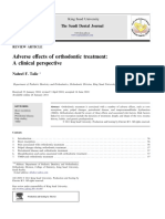 Adverse Effects of Orthodontic Treatment PDF