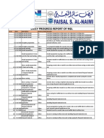 Daily Progress Report of NGL: Faisal S. Al-Naimi Est