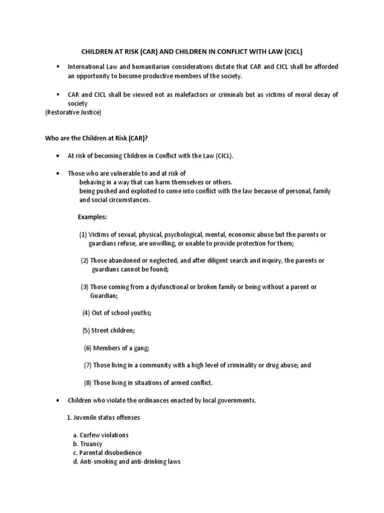 Protocols for CICL Apprehension | PDF | Child Protection | Arrest