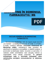 Marketing În Domeniul Farmaceutic