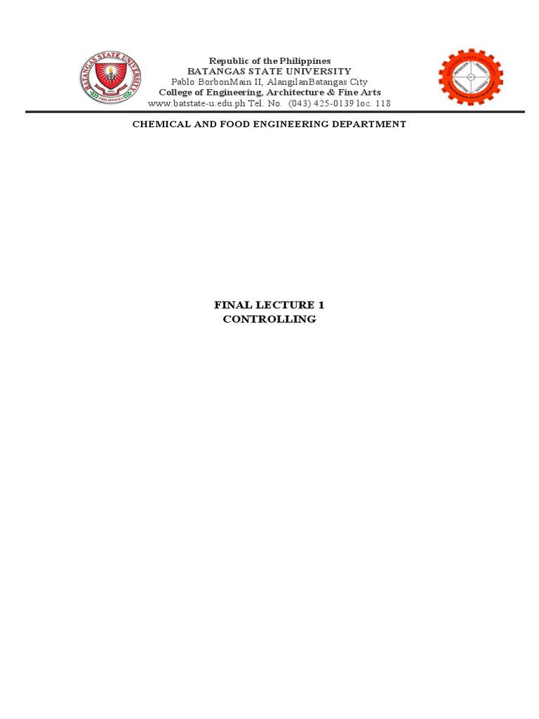 Controlling in Organizations A Review of Traditional and Modern