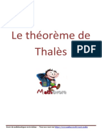 Configurations de Thales Cours Maths 3eme PDF