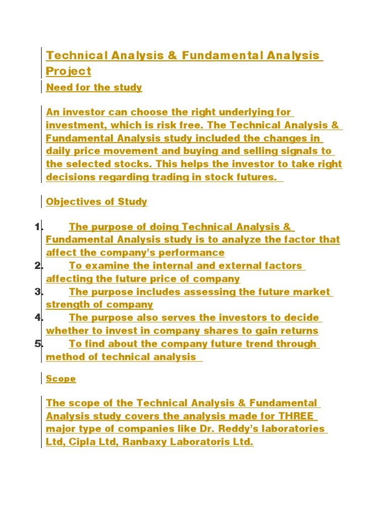 Analysis of Stock Investment Strategies | PDF | Technical Analysis ...