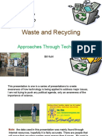 Waste and Recycling: Approaches Through Technology