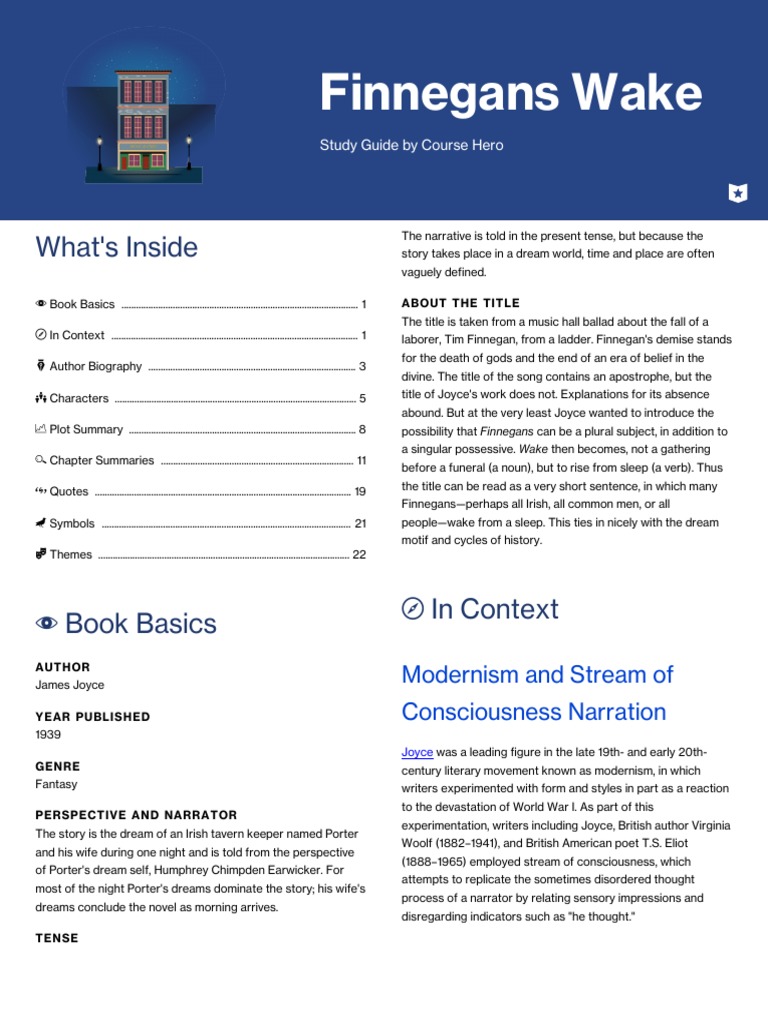 Finnegans Wake PDF PDF James Joyce Ulysses (Novel)