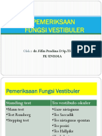 PEMERIKSAAN FUNGSI VESTIBULER - Blok NS2-kul3