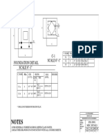 Notes: C-1 SCALE 6"-1" Foundation Detail SCALE 6"-1"