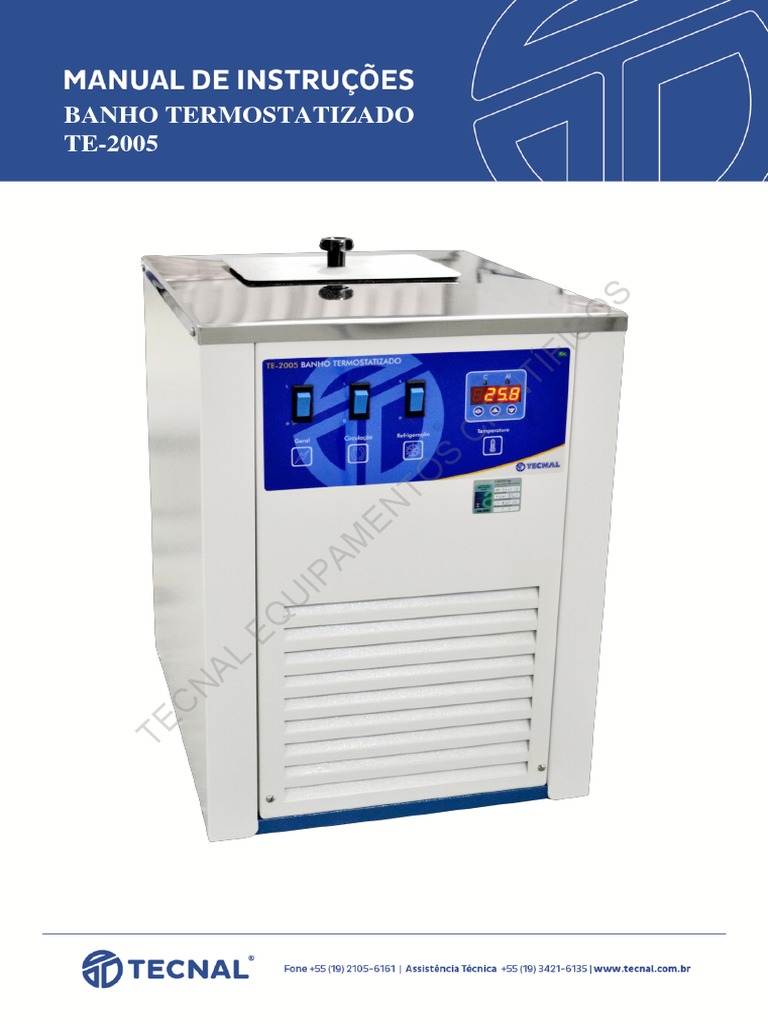 Baño Termostatado | PDF | Refrigeração | Tecnologia da Informação