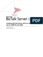 Installing BizTalk Server 2010 On Windows Server 2008 R2 and 2008